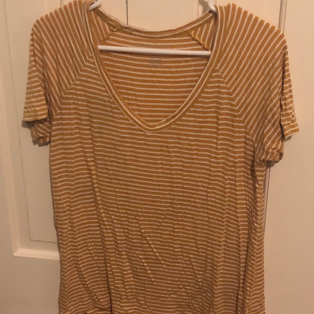 American Eagle Soft and Sexy Striped V-Neck